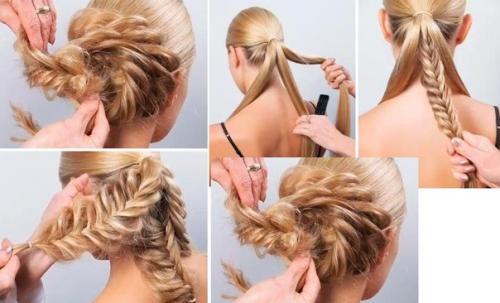 Уроки создания шикарных вечерних причесок? 05