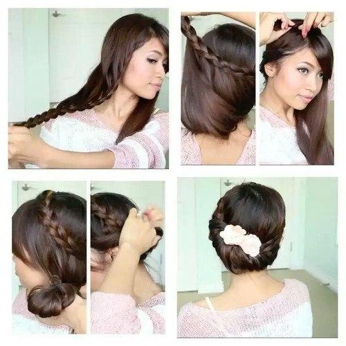 Уроки создания шикарных вечерних причесок? 06