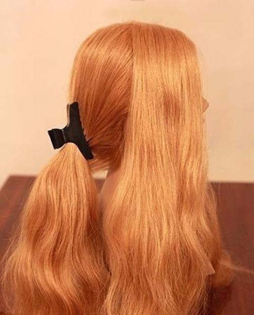 Хвост с косой - легкая и красивая прическа на каждый день? 02