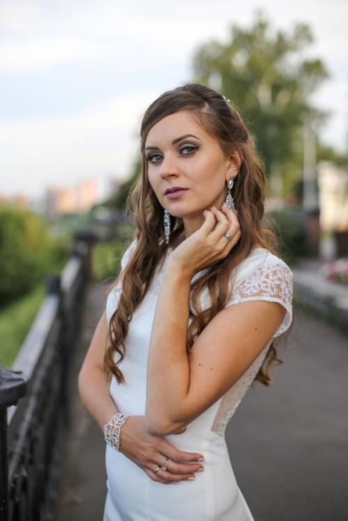 Ретушь.  Взялась за свои свадебные фотографии. 01