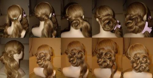 Уроки создания шикарных вечерних причесок? 02