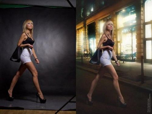 Замена фона в фотошопе. 09