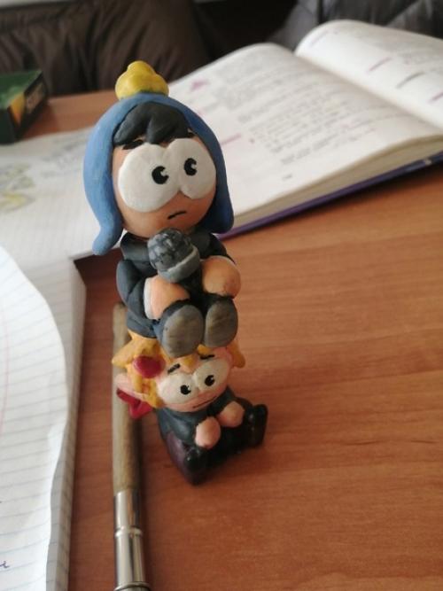 Ааа, смотрите. Смотрите кого мне Кариночка сделала. 04