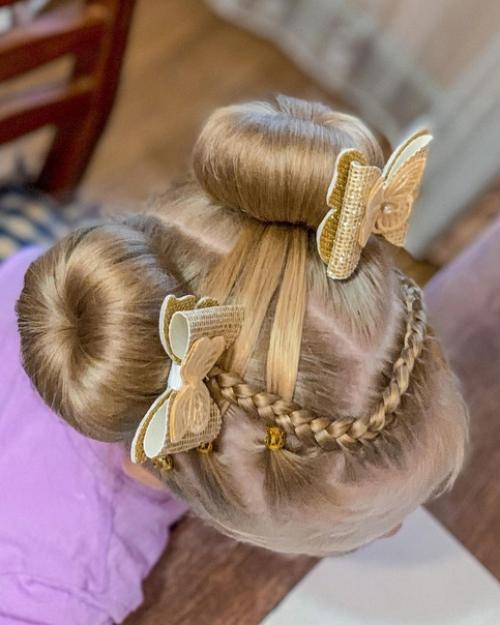 Пучки в моде при любой погоде. 01