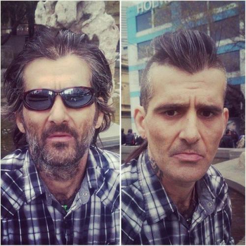 27-Летний Назир собхани, известный под псевдонимом The Streets' Barber, работает парикмахером. 6. 04