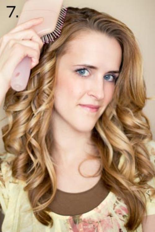 Объемные волны в стиле Виктория сикрет.