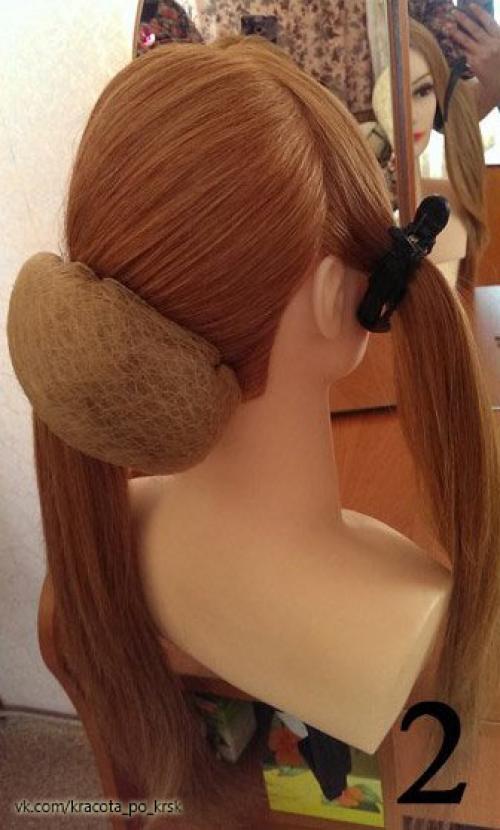 Прическа на зимнее торжество. 02