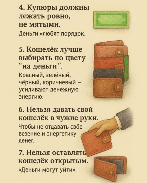 Приметы про кошелёк, в которые до сих пор верят многие. 03