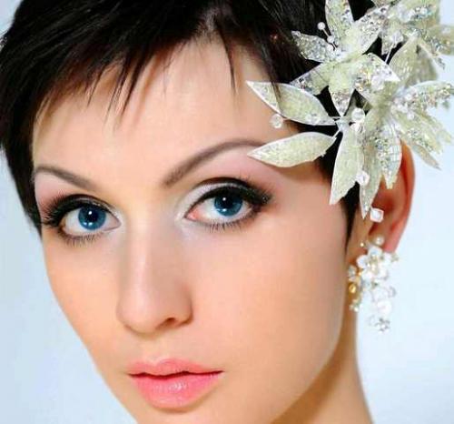 Новогодние прически на новый год 2016 для коротких волос. 01 Новогодние прически на новый год 2016 для коротких волос. 01