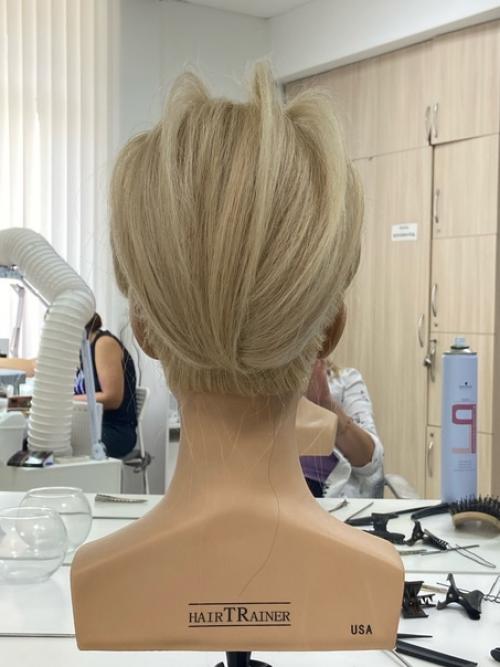 Вечерний стиль прически. 01