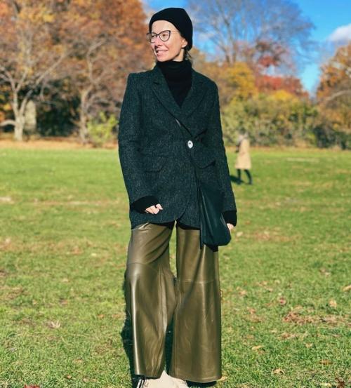 Ксения Собчак вернулась из романтического путешествия с мужем в Нью-йорк и восхитила подписчиков стильным образом на вечеринке GQ. 05