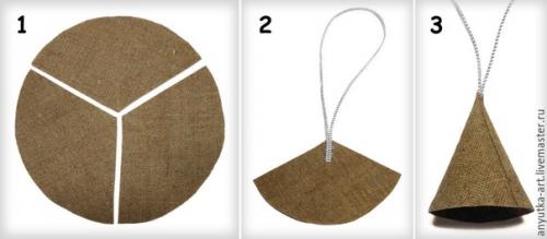 Сeребристый aнгел. Для ангела, помимо ткани, понадобится крупная деревянная бусина. 01 Сeребристый aнгел. Для ангела, помимо ткани, понадобится крупная деревянная бусина. 01