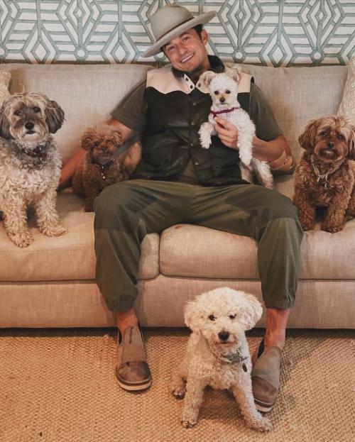 Звезды со своими домашними любимцами. 05