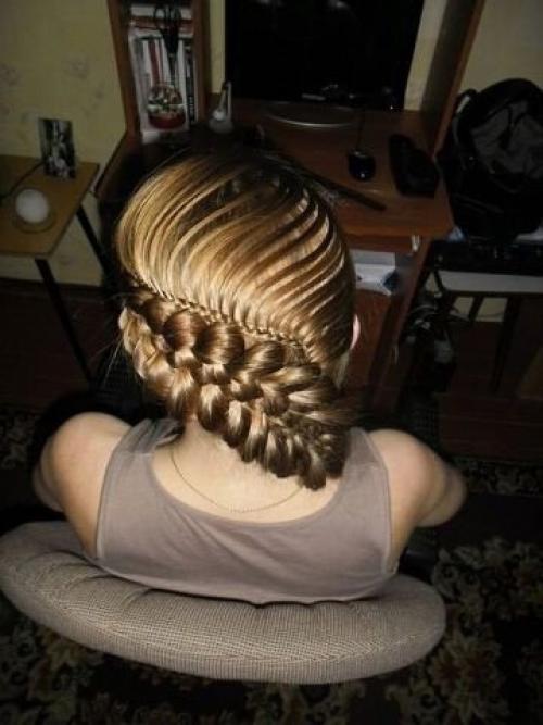 Делюсь с вами интересным фото - уроком красивой и оригинальной косы. 03 Делюсь с вами интересным фото - уроком красивой и оригинальной косы. 03