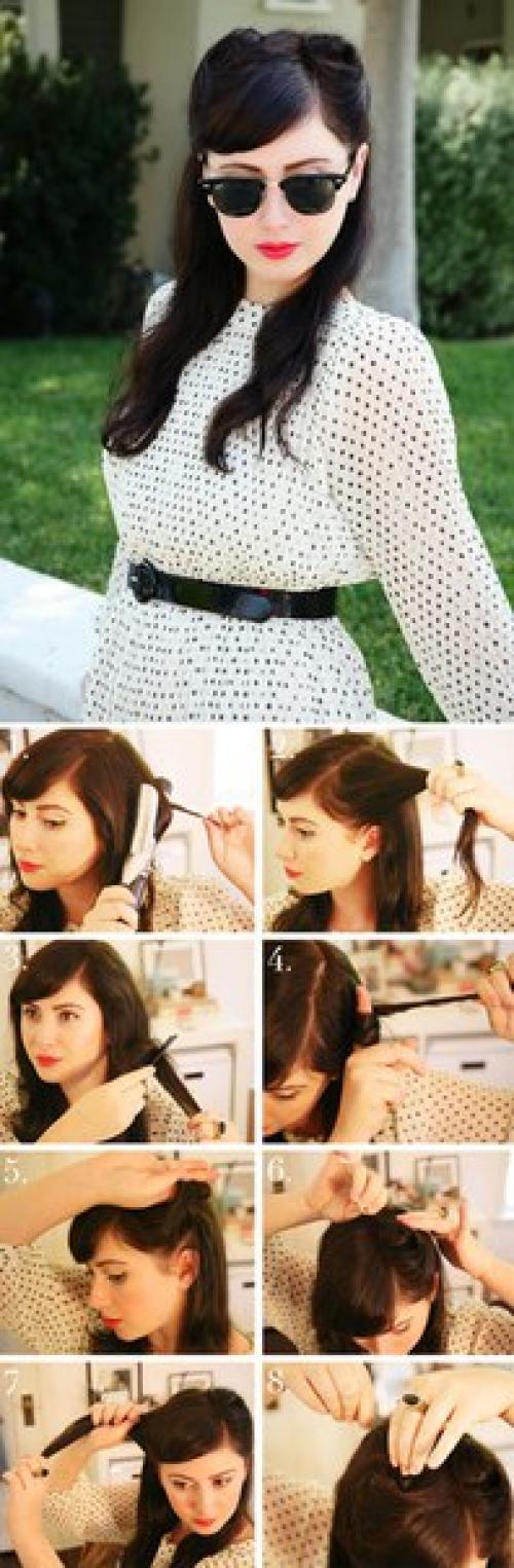 Ретро - прически своими руками. 04