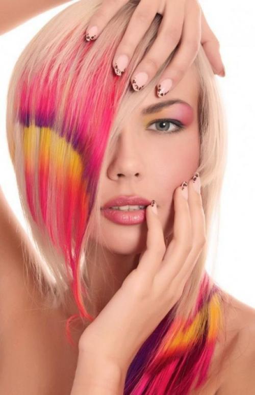 Трафаретное окрашивание. Не так давно в парикмахерском искусстве появилась новая техника покраски волос с использованием трафарета. 04