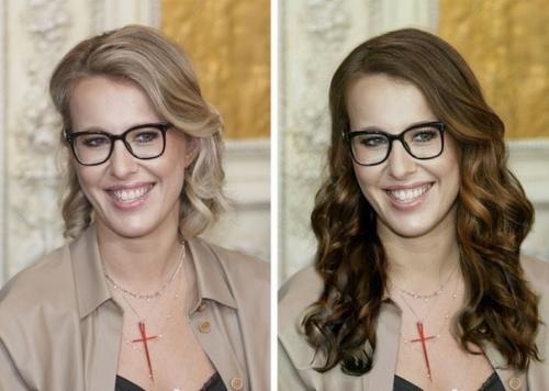 Все привыкли к блондинкам, но мы вернули их натуральный цвет волос что теперь скажете? 08