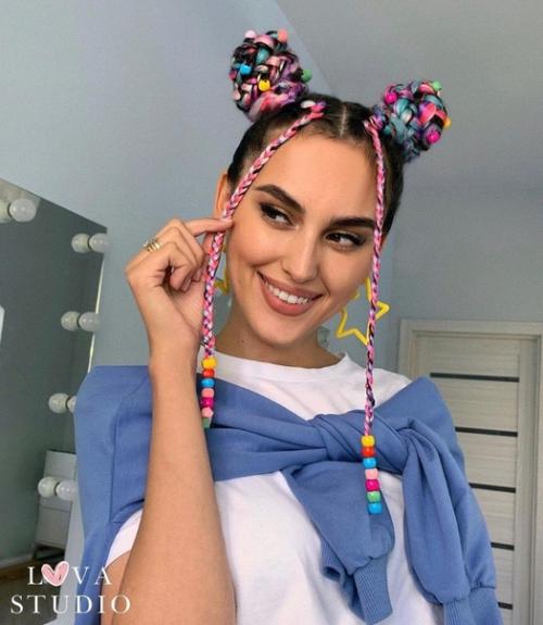 Молодежная прическа - мечта многих девушек. 05