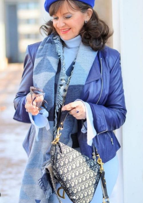 Весенние стильные образы для женщин 50+. 01