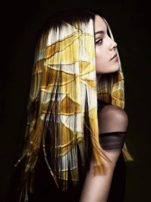 Трафаретное окрашивание. Не так давно в парикмахерском искусстве появилась новая техника покраски волос с использованием трафарета. 01