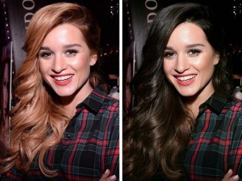 Все привыкли к блондинкам, но мы вернули их натуральный цвет волос что теперь скажете? 04