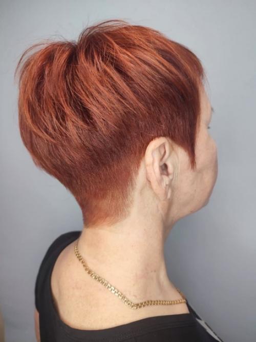 Недавно у меня была чудесная женщина, для которой мы создали образ в ярком, рыжем цвете. 01