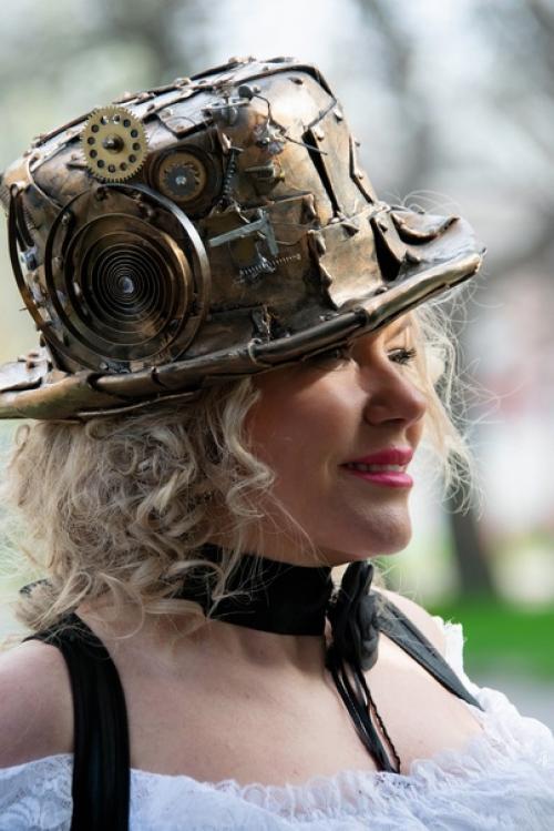 Давно хотела повторить один из своих любимых образов, в стиле стимпанк. 01