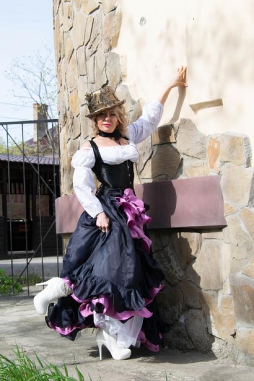 Давно хотела повторить один из своих любимых образов, в стиле стимпанк. 06