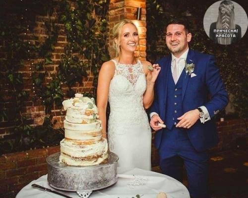 Такие свадебные фото с тортом есть не у каждой пары но какие искренние эмоции! 03