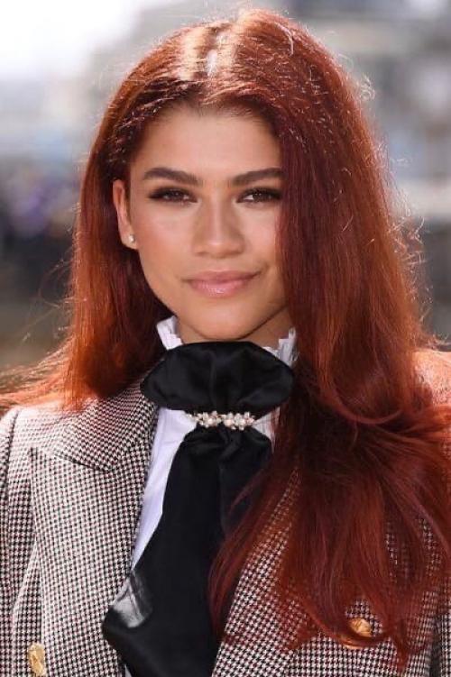 Благодаря магии париков зендея почти на каждый выход на ковровую дорожку красуется с новой стрижкой или модным цветом волос. 01