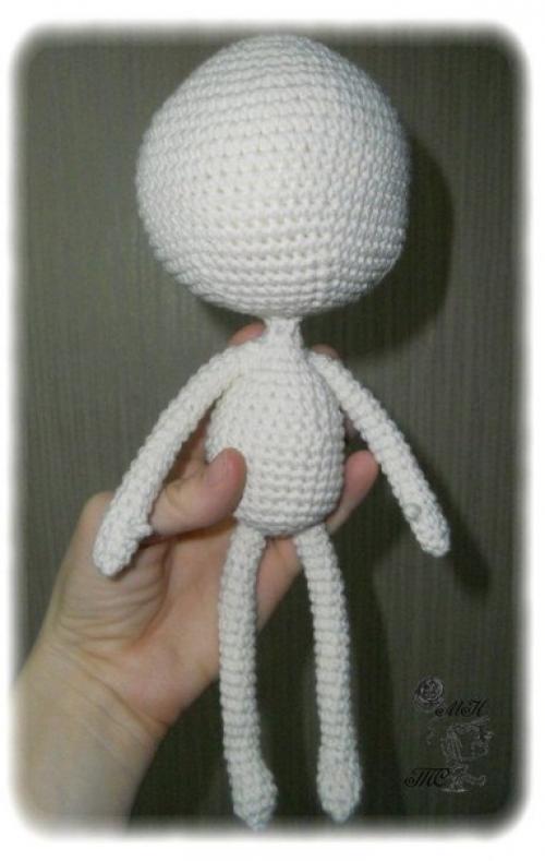 Вязанная крючком кукла морячка лалалупси. 04 Вязанная крючком кукла морячка лалалупси. 04