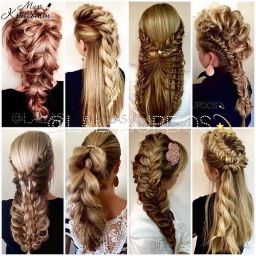 Топ - идеи причесок с модным плетением на лето 2016. 04