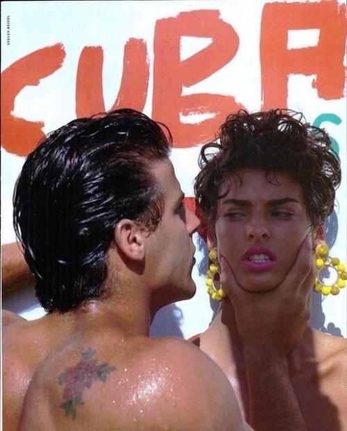 24-Летняя Линда евангелиста в страстной фотосессии для Vogue, Италия, 1989 г. 03