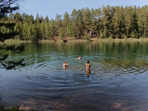 Зелёное озеро зелёное изумительно. 04