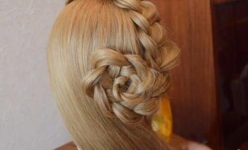 Прическа Роза за 5 минут. 08 Прическа Роза за 5 минут. 08