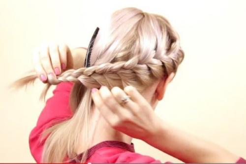 Прическа Круговая Коса (пошаговый урок). 07 Прическа Круговая Коса (пошаговый урок). 07