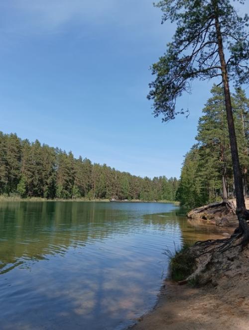 Зелёное озеро зелёное изумительно. 02