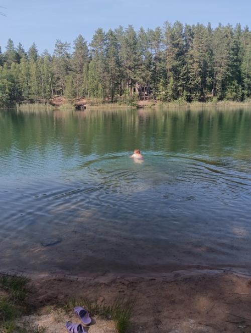 Зелёное озеро зелёное изумительно. 01