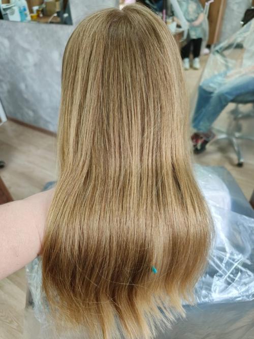 Работа мастера Екатерины, окрашивание в технике шатуш. 04 Работа мастера Екатерины, окрашивание в технике шатуш. 04