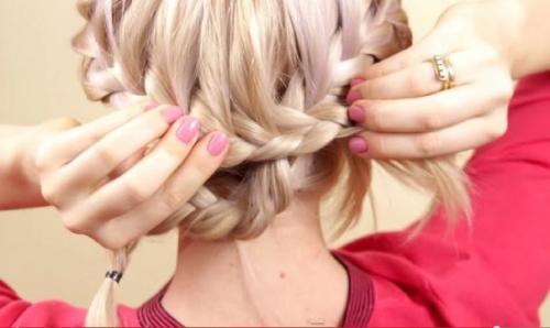 Прическа Круговая Коса (пошаговый урок). 08 Прическа Круговая Коса (пошаговый урок). 08