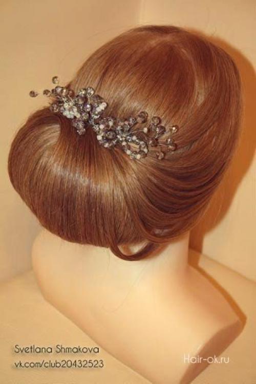 Мы начинаем с создания низкого хвостика. 09 Мы начинаем с создания низкого хвостика. 09