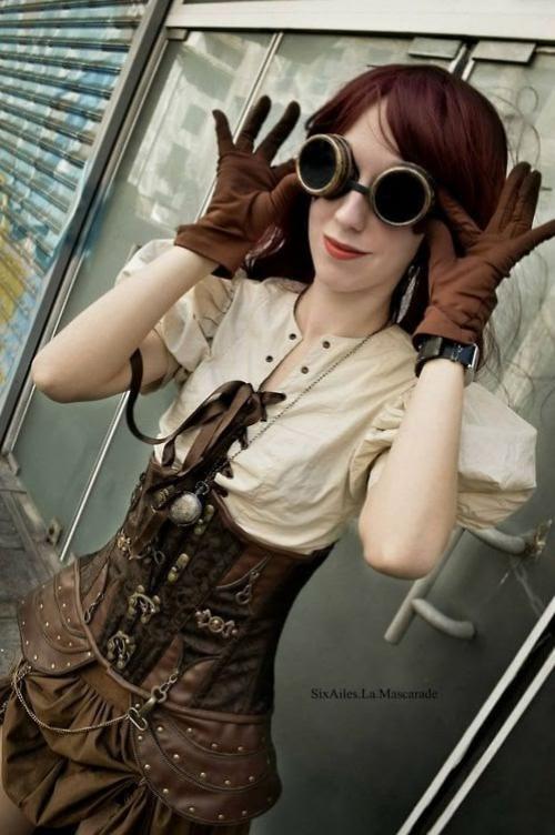 Жара - стимпанк. Сейчас многие думают как создать образ в стиле стимпанк и не упреть в жаркую погоду. 03
