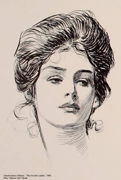 Девушки гибсона - идеал женской красоты, созданный американским иллюстратором Чарльзом дана гибсоном на рубеже XIX и XX столетий. 05 Девушки гибсона - идеал женской красоты, созданный американским иллюстратором Чарльзом дана гибсоном на рубеже XIX и XX столетий. 05