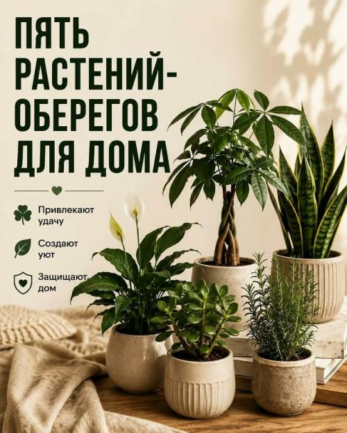 Домашние растения - это не только украшение интерьера. 

