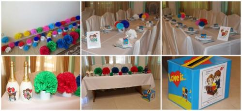 Недавно выкладывала оформление своей свадьбы в стиле Путешествие. 06