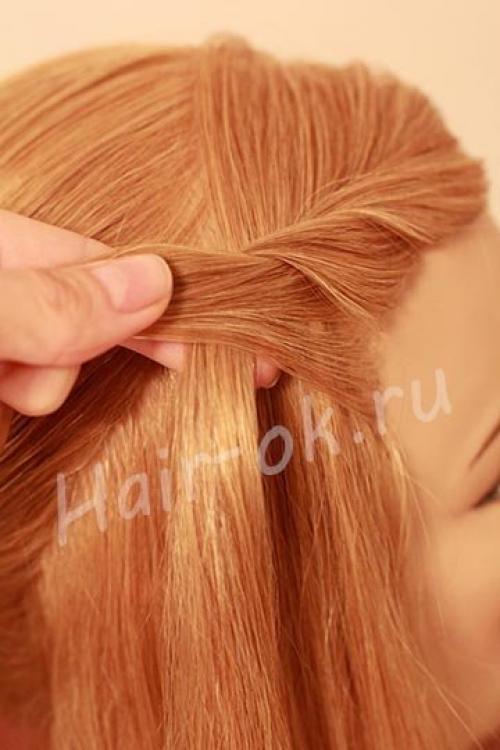 Красивая прическа за 5 минут? 05
