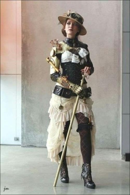 Жара - стимпанк. Сейчас многие думают как создать образ в стиле стимпанк и не упреть в жаркую погоду. 07