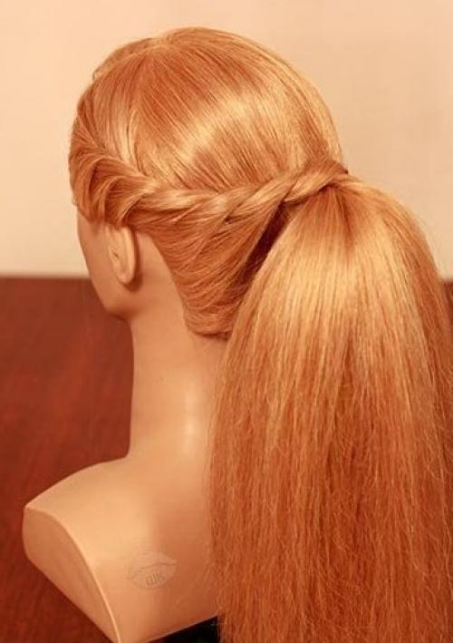 Красивая прическа за 5 минут? 07