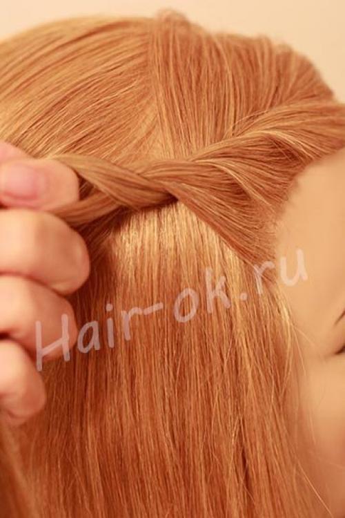 Красивая прическа за 5 минут? 06