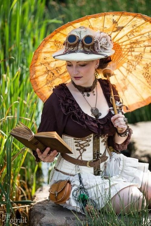 Жара - стимпанк. Сейчас многие думают как создать образ в стиле стимпанк и не упреть в жаркую погоду. 06